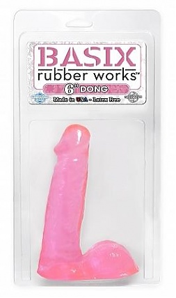 Basix Pink 6" Dong