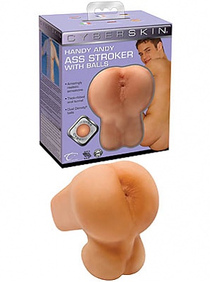 Handy Andy Ass Stroker With Balls - Flesh